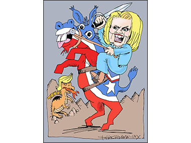 Hillary Clinton Nominee Democrats Dems 2016 election president battle 
