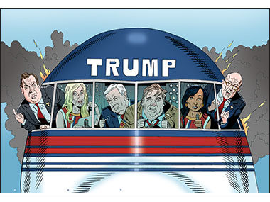Donald Trump, cockpit, Campaign, GOP, election, republican