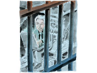 Assange in Custody Jail