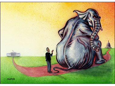 Obama GOP Republican roadblock